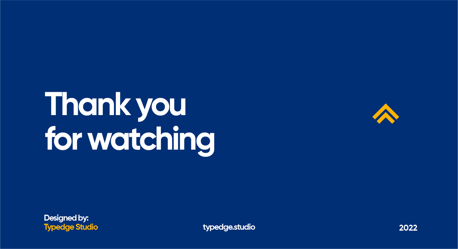 Designed by Typedge