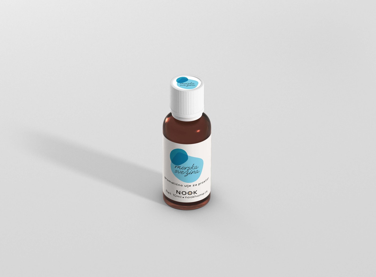 Nook bottle with label